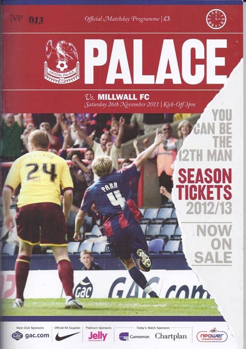 Crystal Palace FC v Millwall FC